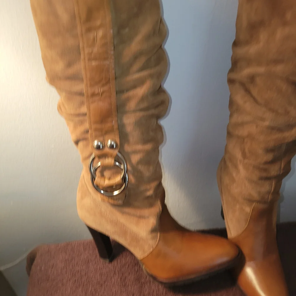 Jessica Simpson Slouch Western Boots - Picture 2 of 3